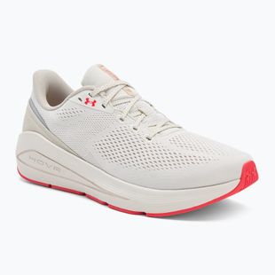 Scarpe da corsa da uomo Under Armour Sonic 7 summit white/khaki base/racer red