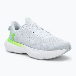 Scarpe da corsa da uomo Under Armour Infinite distant gray/halo gray/hyper green