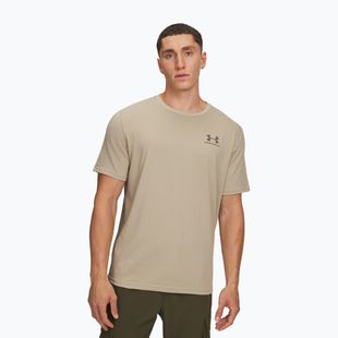 Maglietta da uomo Under Armour Sportstyle Left Chest city khaki/taupe dusk