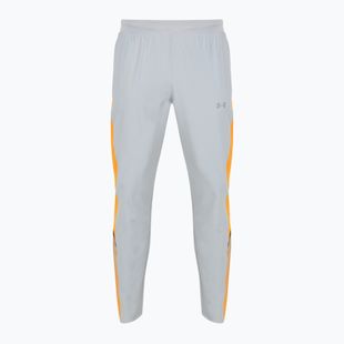 Pantaloni da corsa da uomo Under Armour Velociti Storm mod gray/squad orange/reflective