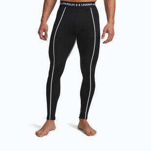 Leggings uomo Under Armour Cold Weather Grid black/white/white