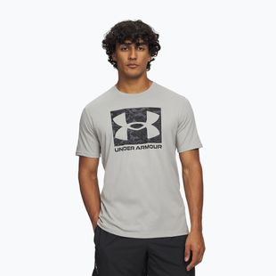 T-shirt da allenamento uomo Under Armour ABC Camo Boxed Logo titanium/black