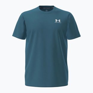 T-shirt uomo Under Armour Logo Emb Heavyweight boundless blue/white