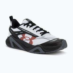 Scarpe da allenamento uomo Under Armour Charged Commit TR 5 white/black/venom red