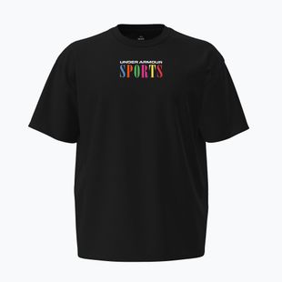 Maglia da allenamento uomo Under Armour Heavyweight Sports ultimate black/white