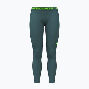 Leggings da allenamento donna Under Armour HeatGear rack green/hyper green