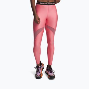 Leggings da allenamento maschili Under Armour HeatGear Mesh bittersweet pink/posh pink