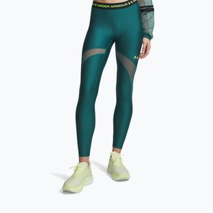 Leggings da allenamento maschili Under Armour HeatGear Mesh rack green/hyper green