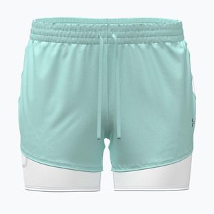 Pantaloncini da running da donna Under Armour Velociti Pro 4" 2N1 refresh mint/castlerock