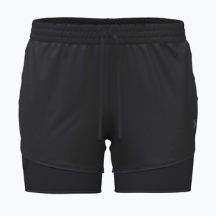 Pantaloncini da running da donna Under Armour Velociti Pro 4" 2N1 ultimate black/ultimate black/ultimate black