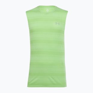 Canotta da corsa da uomo Under Armour Velociti Tank lumos lime/white