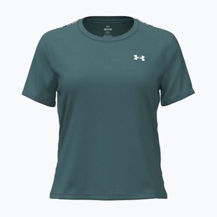 Maglia da allenamento donna Under Armour Tech Wordmark Tape rack green/black/white