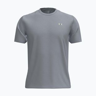 T-shirt da allenamento uomo Under Armour Tech Taping mod gray/black/lumos lime