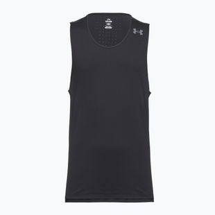Canotta da corsa da uomo Under Armour Velociti Pro Singlet black/black/metallic silver