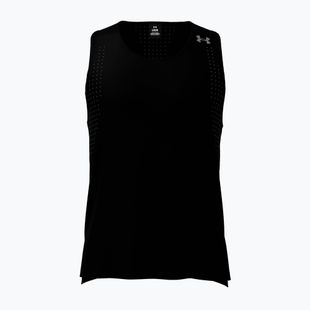 Canotta da corsa da uomo Under Armour Velociti Pro Singlet black/black/metallic silver