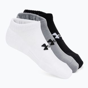 Calze da uomo Under Armour Performance Cotton NS 3 pack white/steel/steel