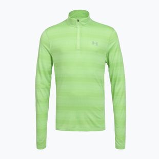 Felpa da running da uomo Under Armour Velociti 1/4 Zip lumos lime/white