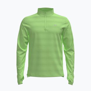 Felpa da running da uomo Under Armour Velociti 1/4 Zip lumos lime/white