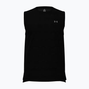 Canottiera da running da uomo Under Armour Velociti Tank black/black/metallic silver