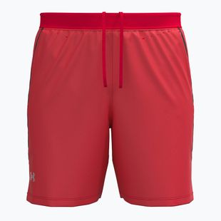 Pantaloncini da corsa da uomo Under Armour Launch 7" racer red/black/reflective