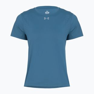Maglietta da running da donna Under Armour Velociti Pro wham blue/hyper green/white