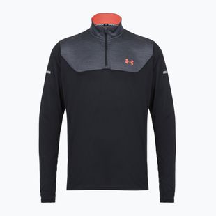 Felpa da uomo Under Armour Tech Utility 1/4 Zip black/venom red