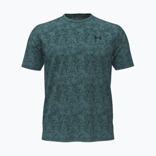 T-shirt da allenamento uomo Under Armour Tech Tee Pixelate rack green/black
