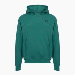Felpa uomo Under Armour Rival LW Hoodie rack green/black