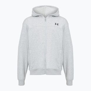 Felpa uomo Under Armour Rival LW FZ mod gray light heather/black