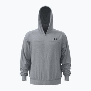 Felpa uomo Under Armour Rival LW FZ mod gray light heather/black