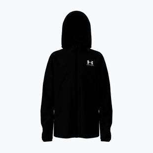 Giacca da allenamento uomo Under Armour Vibe Woven Windbreaker Jacket black/white