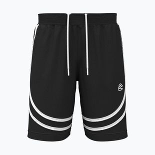 Pantaloncini da basket da uomo Under Armour Curry Signature black/white