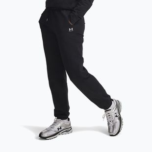 Pantaloni da donna Under Armour Sport Terry Jogger black/white