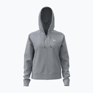 Felpa donna Under Armour Sport Terry FZ mod gray light heather/white