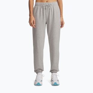 Pantaloni da donna Under Armour Sport Terry Jogger Mod grey light heather/white