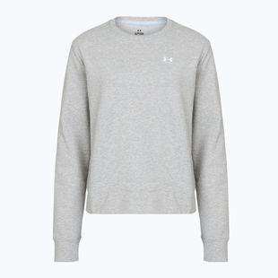 Felpa donna Under Armour Sport Terry Crew mod gray light heather/white