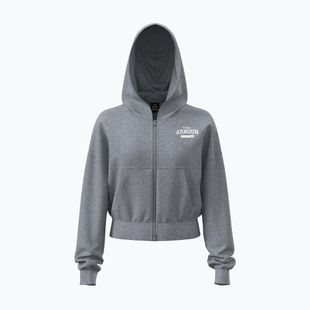 Felpa donna Under Armour Icon Fleece Nov FZ mod gray light heather/white