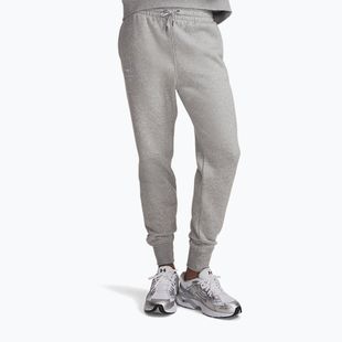 Pantaloni da donna Under Armour Icon Fleece Jogger mod gray light heather/white