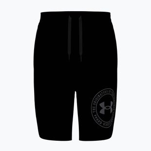 Pantaloncini da allenamento da uomo Under Armour Rival LW Graphic black/black