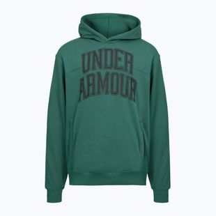 Felpa uomo Under Armour Rival LW Graphic Hoodie rack green/black