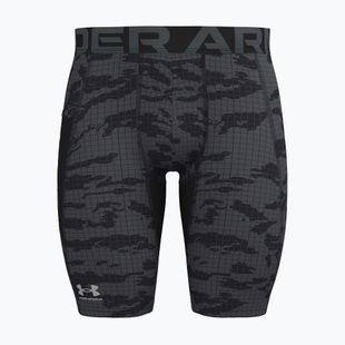 Pantaloncini da allenamento da uomo Under Armour HG Printed Long Short black/castlerock/white