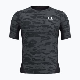 Maglia da allenamento uomo Under Armour HG Printed black/castlerock/white