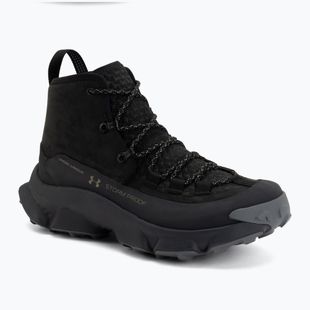 Scarpe da trekking uomo Under Armour Charged Expanse Mid LTHR WP Black/Anthracite/Bayou