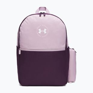 Zaino urbano Under Armour Essential Printed Backpack mauve pink/purple echo/white