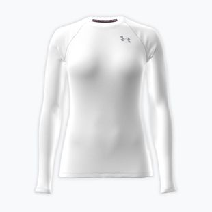 Longsleeve da allenamento da donna Under Armour HG Authentics Comp LS white/halo gray