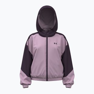 Giacca per bambini Under Armour G Icon Woven Full Zip purple echo/mauve pink/black