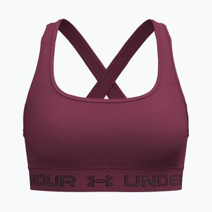 Reggiseno sportivo Under Armour Crossback Mid claret/ox blood