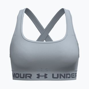 Reggiseno sportivo Under Armour Crossback Mid blue fog/downpour gray