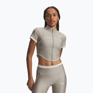 Maglia da allenamento donna Under Armour HeatGear Novelty timberwolf taupe/summit white