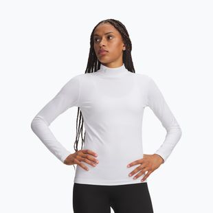 Longsleeve da allenamento da donna Under Armour ColdGear Mock LS white/halo gray
